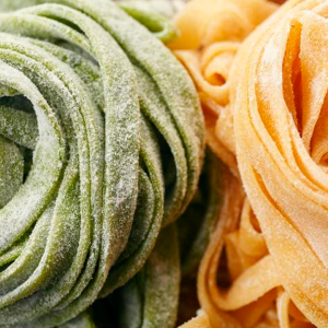 Pappardelle dos colores