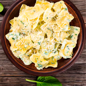 Ravioli cuatro quesos