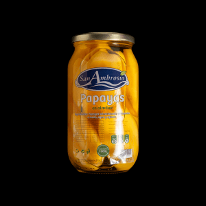 Papaya entera en almíbar